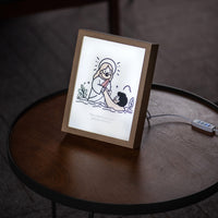 "The LORD is my light and my salvation" Furniture Ornamental Night Light