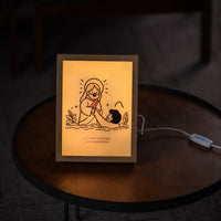 "The LORD is my light and my salvation" Furniture Ornamental Night Light