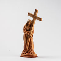 "Jesus Carries the Cross" Resin Figurine