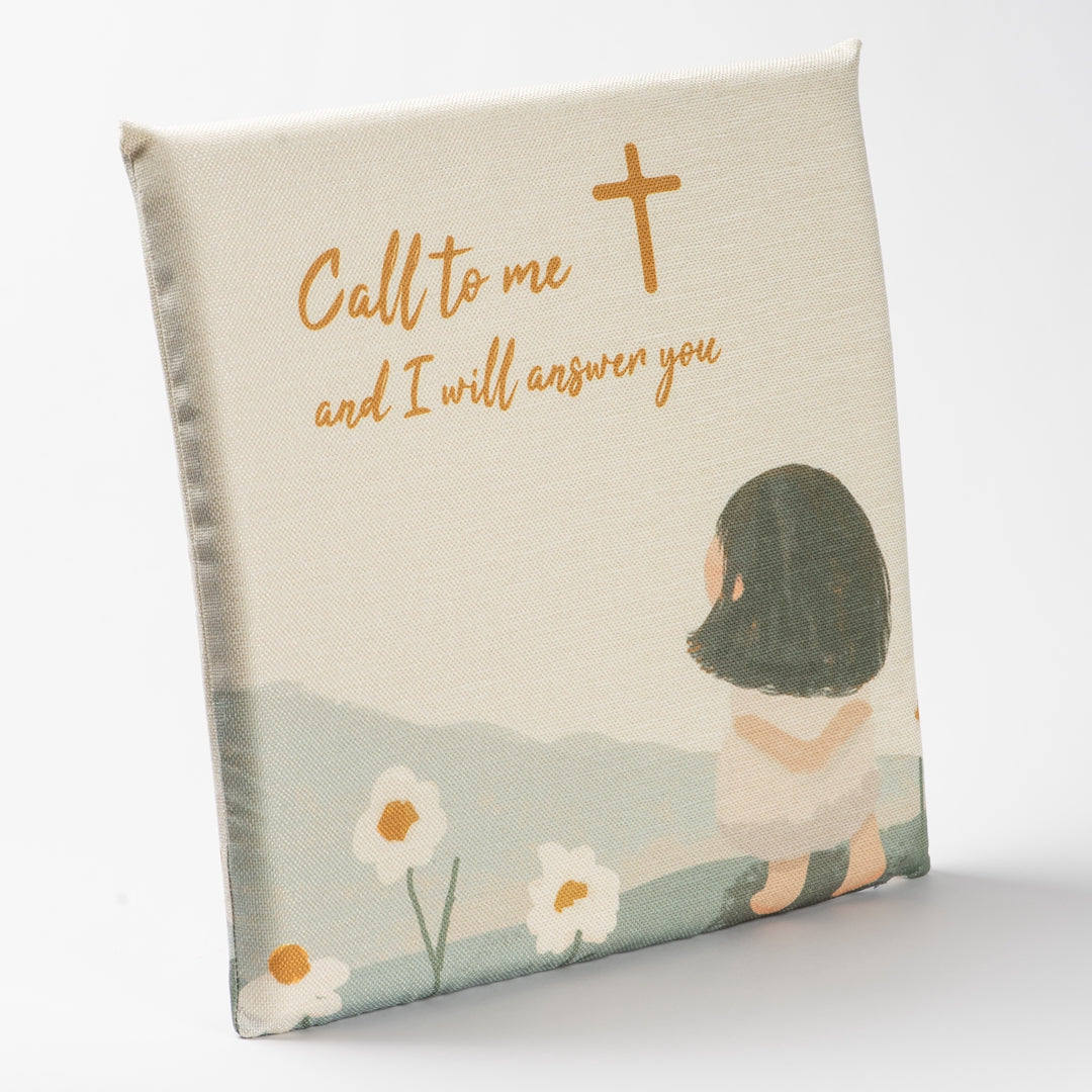 "Call to Me and I Will Answer You" - Jeremiah 33:3, Prayer Kneeling Pad