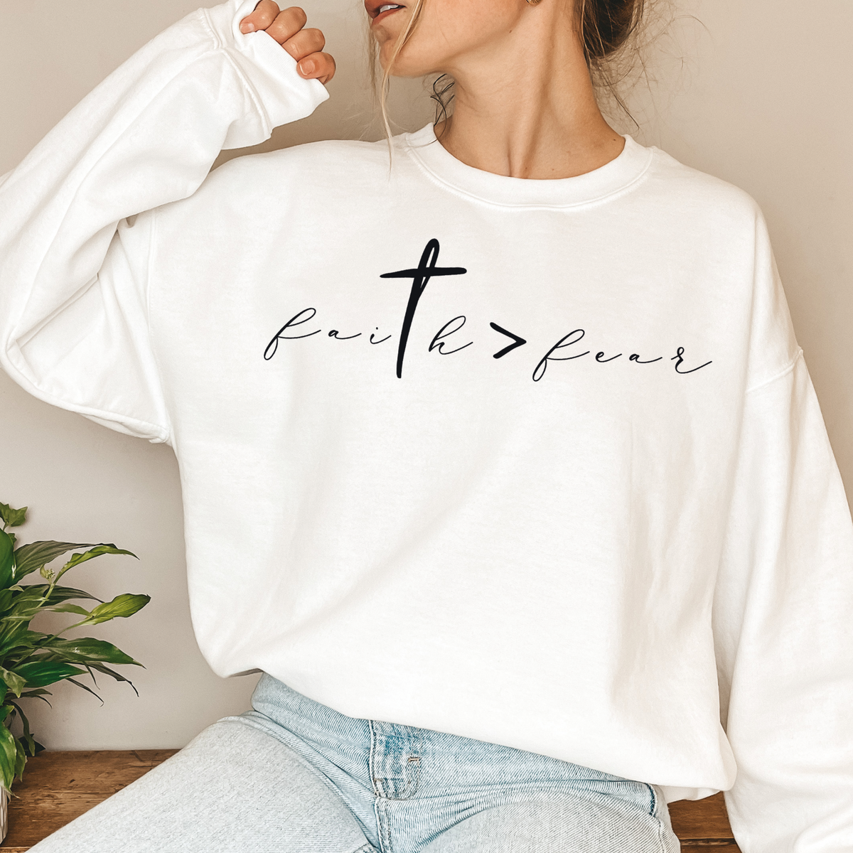 Faith over Fear - Unisex Sweatshirt