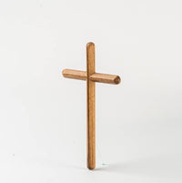 Cross Wall Hanging, European Walnut Cross, Home Decor