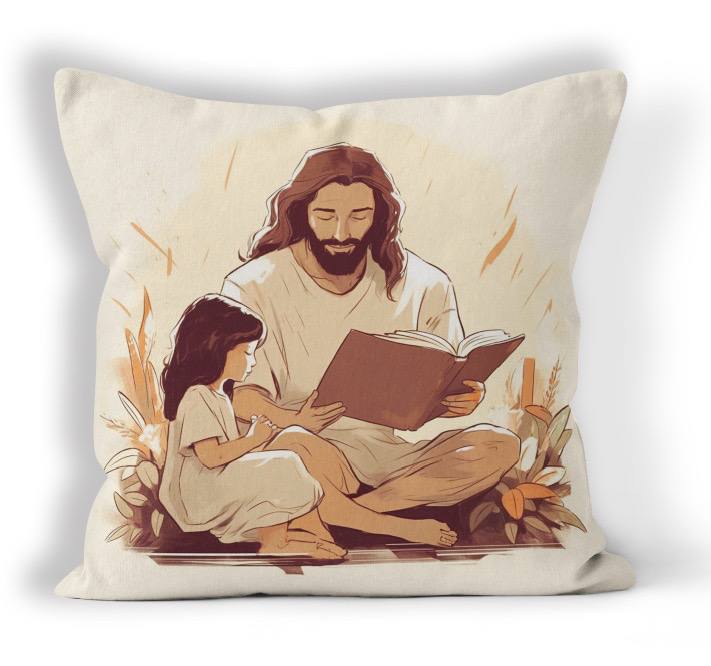 "Walk with the Lord" Series Throw Pillow, Home Decor