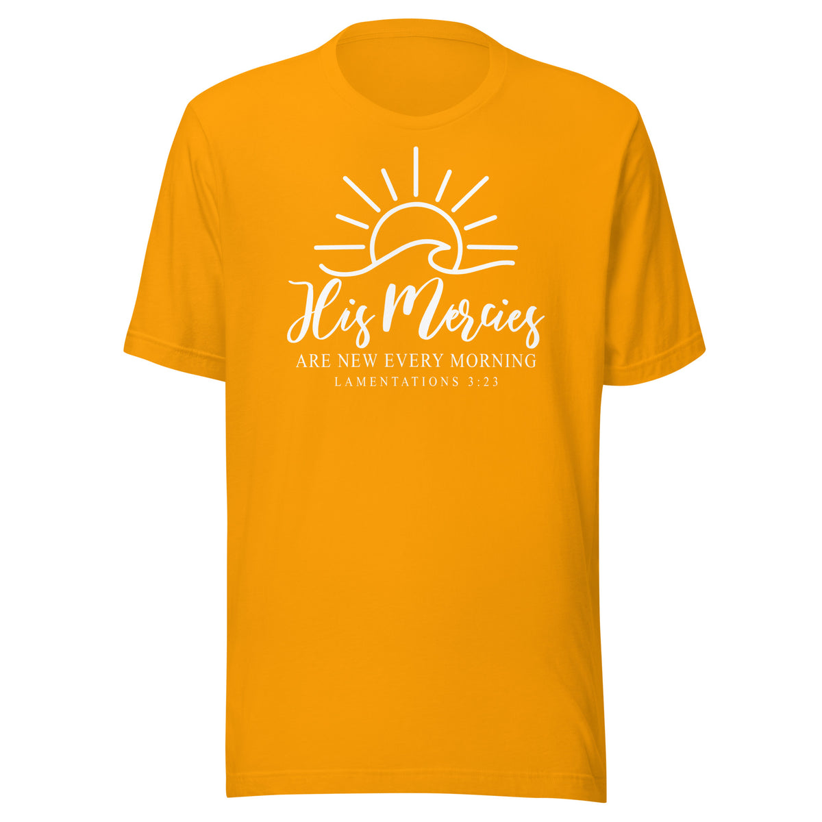 His Mercies Are New  Every Morning - Unisex t-shirt