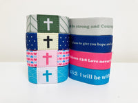 Christian Bracelet | Tap to Get Daily Verse | Jeremiah 29:11  Bracelet | Elastic NFC Bracelet