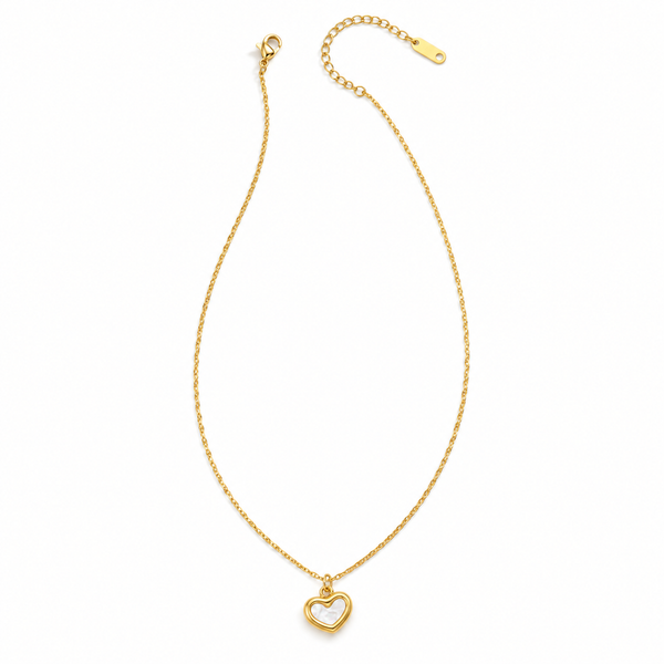 Mother-of-Pearl Heart Necklace