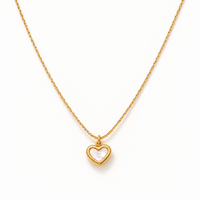 Mother-of-Pearl Heart Necklace