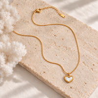Mother-of-Pearl Heart Necklace