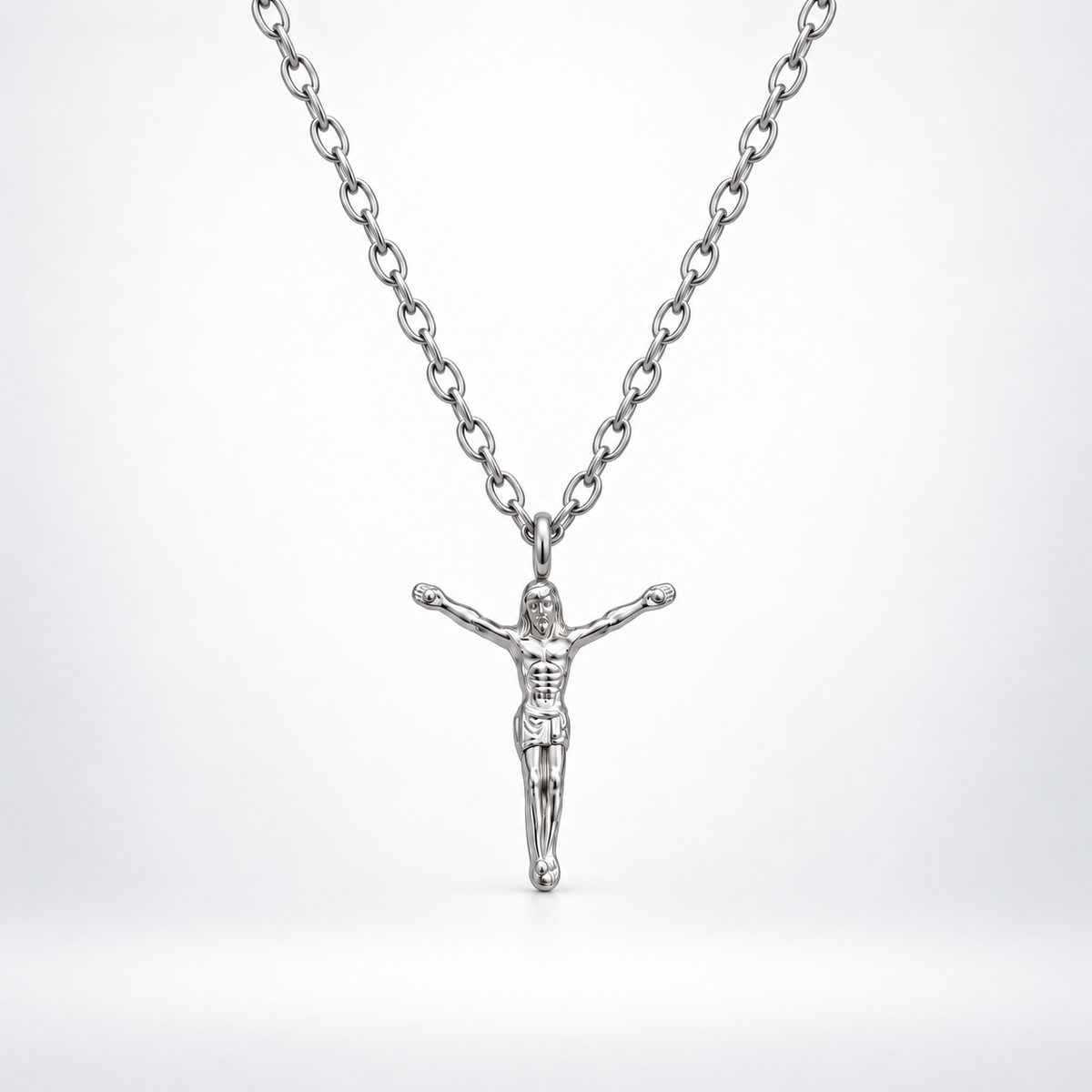 Jesus Crucifix Pendant Necklace
