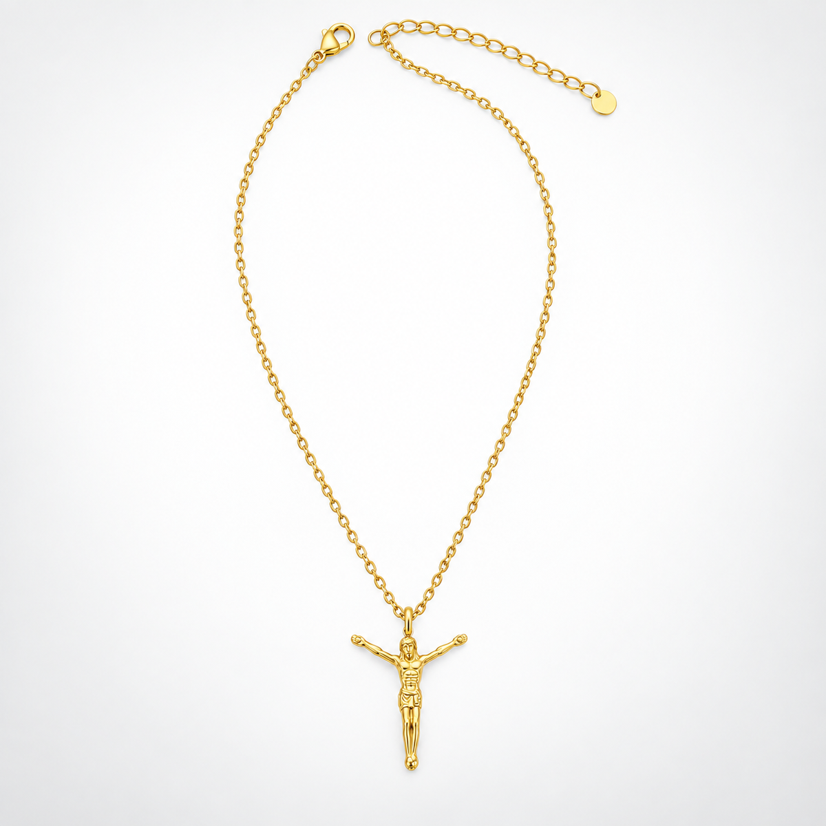 Jesus Crucifix Pendant Necklace