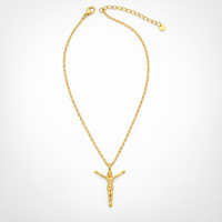 Jesus Crucifix Pendant Necklace