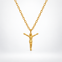 Jesus Crucifix Pendant Necklace
