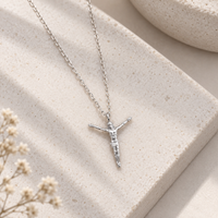 Jesus Crucifix Pendant Necklace