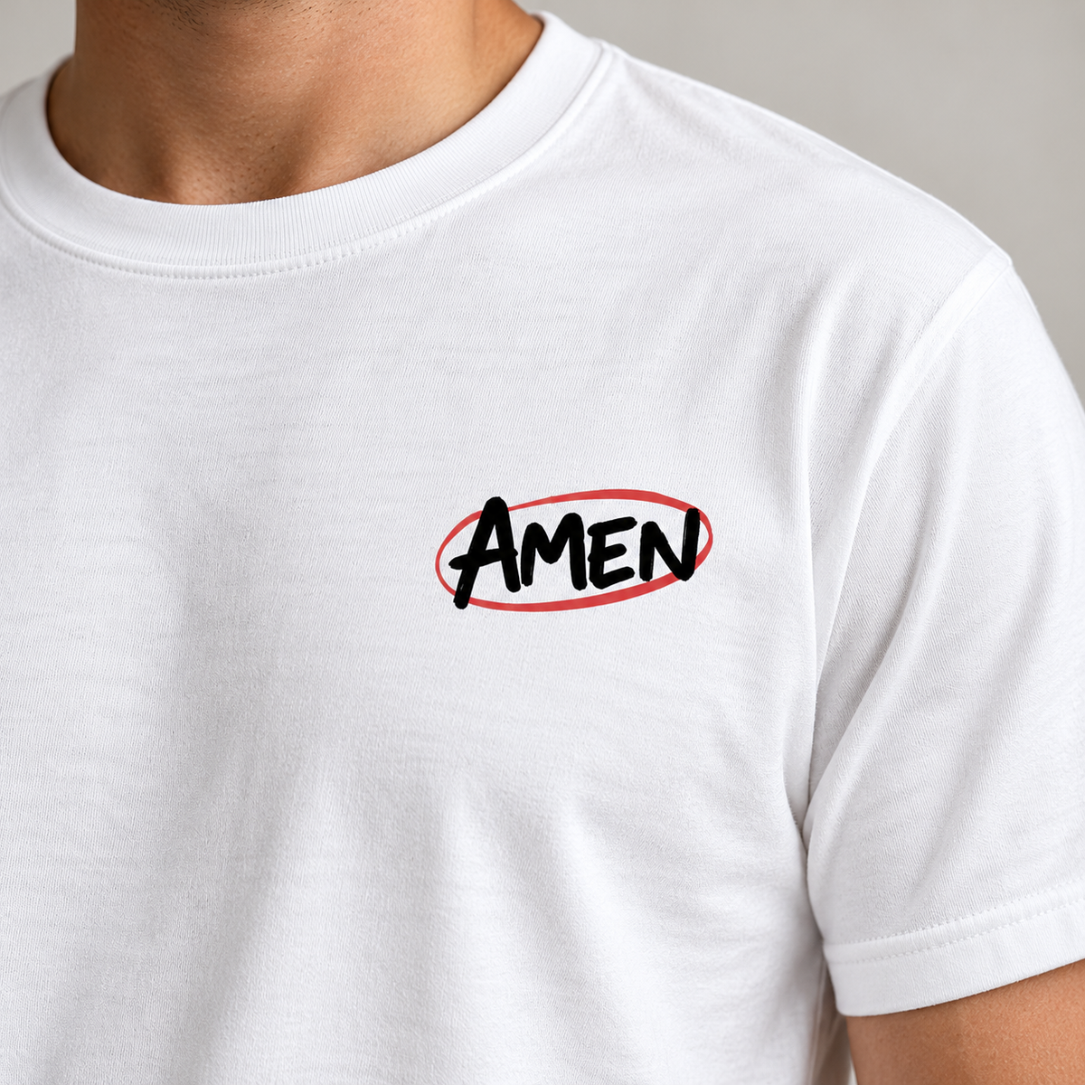 AMEN Christian T-Shirt – Faith-Inspired Graphic Tee