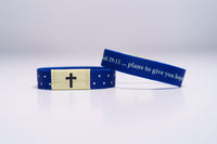 Christian Bracelet | Tap to Get Daily Verse | Jeremiah 29:11  Bracelet | Elastic NFC Bracelet