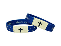 Christian Bracelet | Tap to Get Daily Verse | Jeremiah 29:11  Bracelet | Elastic NFC Bracelet