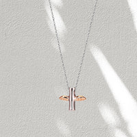 Little Angel Cross Necklace - Artisan Handcrafted - Limited Edition