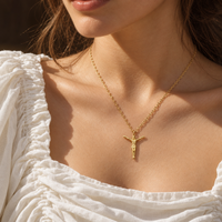 Jesus Crucifix Pendant Necklace
