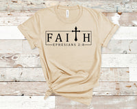 Faith. Ephesians 2:8 - Unisex t-shirt