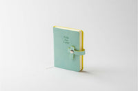 "Faith, Hope, Love" Cross-Embossed Mini Notebook with Snap Closure, Pocket-Sized Journal, Four Color Options