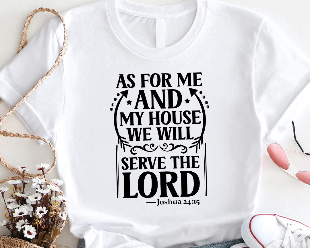 Joshua 24:15 We will serve The Lord - Unisex t-shirt