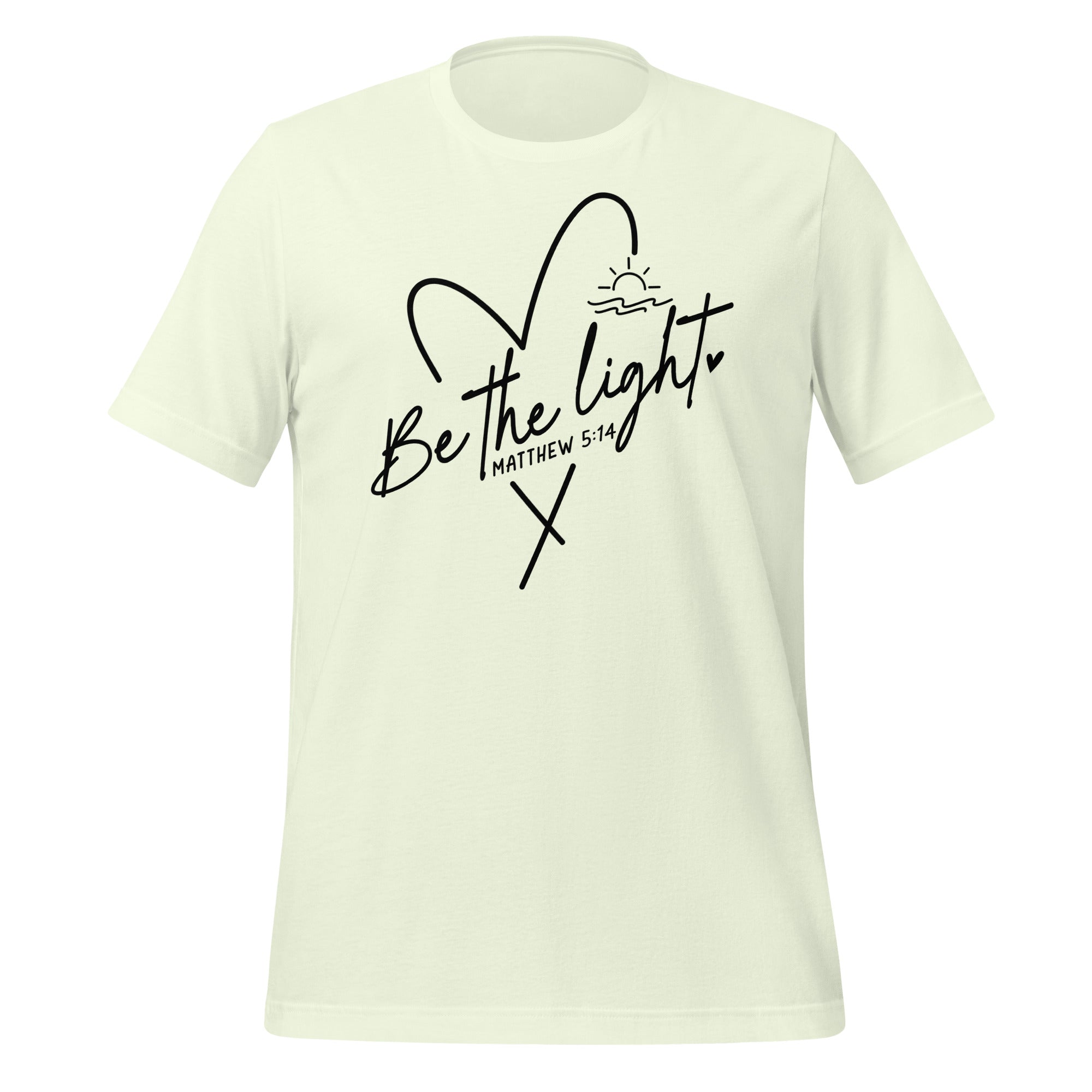 Be the light Unisex t shirt Meekever