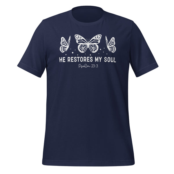 He Restores My Soul - Unisex t-shirt