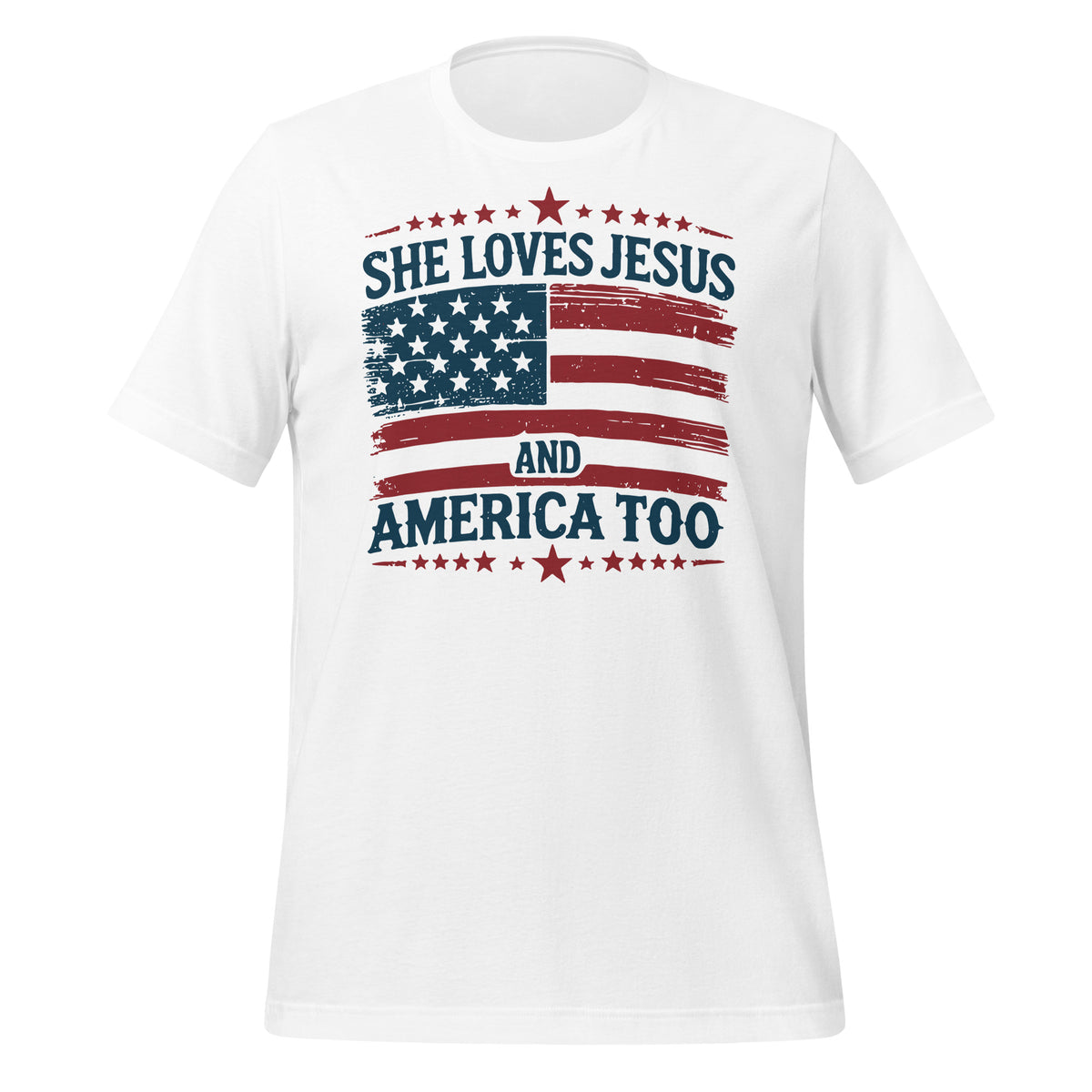 She loves Jesus and America too - Unisex t-shirt