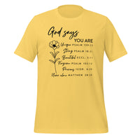 God says you are precious - Unisex t-shirt