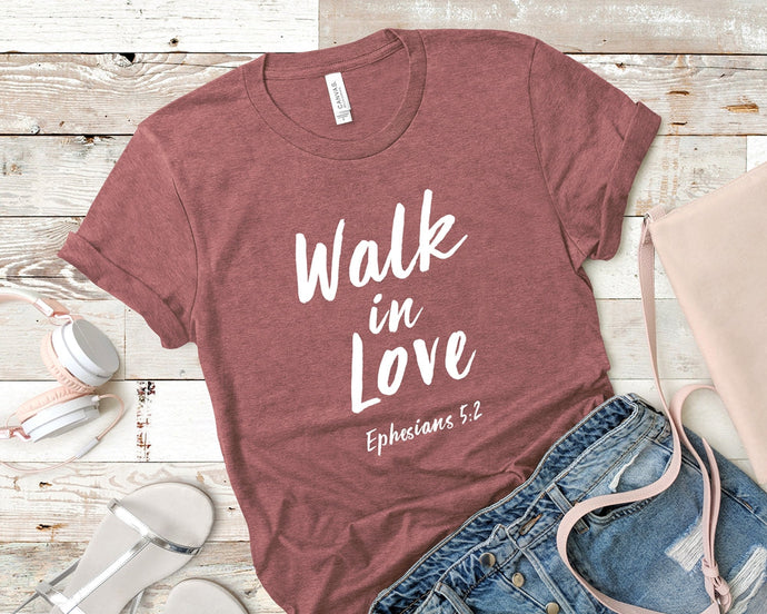 Walk in Love - Short Sleeve Unisex T-Shirt