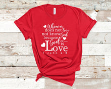 Load image into Gallery viewer, God is love - Faith Unisex T-Shirt
