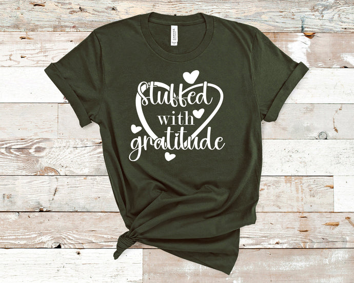 Stuffed with Gratitude - Short Sleeve Unisex T-Shirt