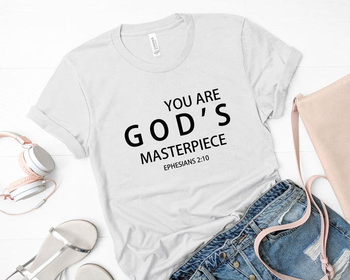 YOU ARE GOD'S MASTERPPIECE - Short Sleeve Unisex T-Shirt