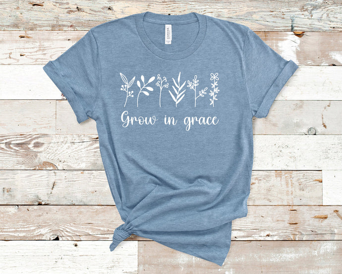 Grow in Grace - Christian Shirt Unisex T-Shirt