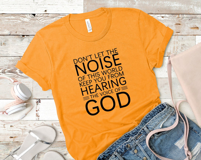 Hear The Voice of God - Short Sleeve Unisex T-Shirt