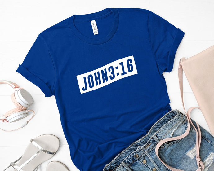 John 3:16 - Short Sleeve Unisex T-Shirt