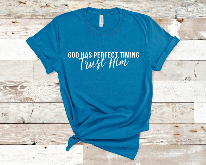 Ecclesiastes 3:11 God has perfect timing trust him - Faith Unisex T-Shirt